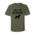 thumbnail image 1 of Don't Stop Retrievin' Adult Short Sleeve T-shirt, 1 of 4