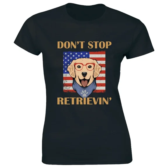 Don’t Stop Retrievin Cute Retriever With Festive Holiday Flair Unisex T-Shirt, up to size 5XL
