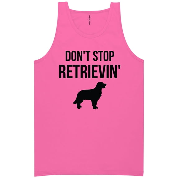 Don't Stop Retrievin' Neon Tank Top