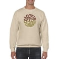 thumbnail image 1 of Don't Stop Smiling Groovy Style Sweatshirt Men -Image by Shutterstock, Male Medium, 1 of 4