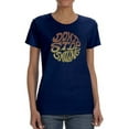 thumbnail image 1 of Don't Stop Smiling Groovy Style T-Shirt Women -Image by Shutterstock, Female x-Large, 1 of 4