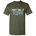 thumbnail image 1 of Don't Take It Personally I'm Always Like This Hilarious Tshirt Humor Novelty Sarcastic Graphic Tee Gift For Christmas Anniversary Birthday Funny Mens T Shirt, 1 of 5