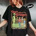 thumbnail image 1 of Don’t Talk To Strangers Comfort Colors T-Shirt, Funny Alien Spooky Season Shirt, Stranger Alien Tee, Safety Education, Halloween,Black Color,Size 2XL, 1 of 5