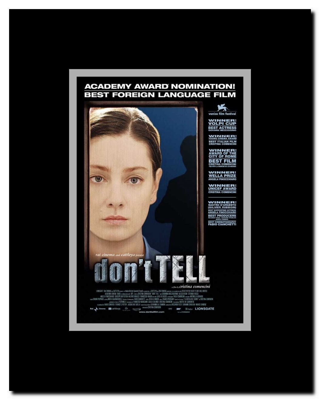 Don't Tell Framed Movie Poster