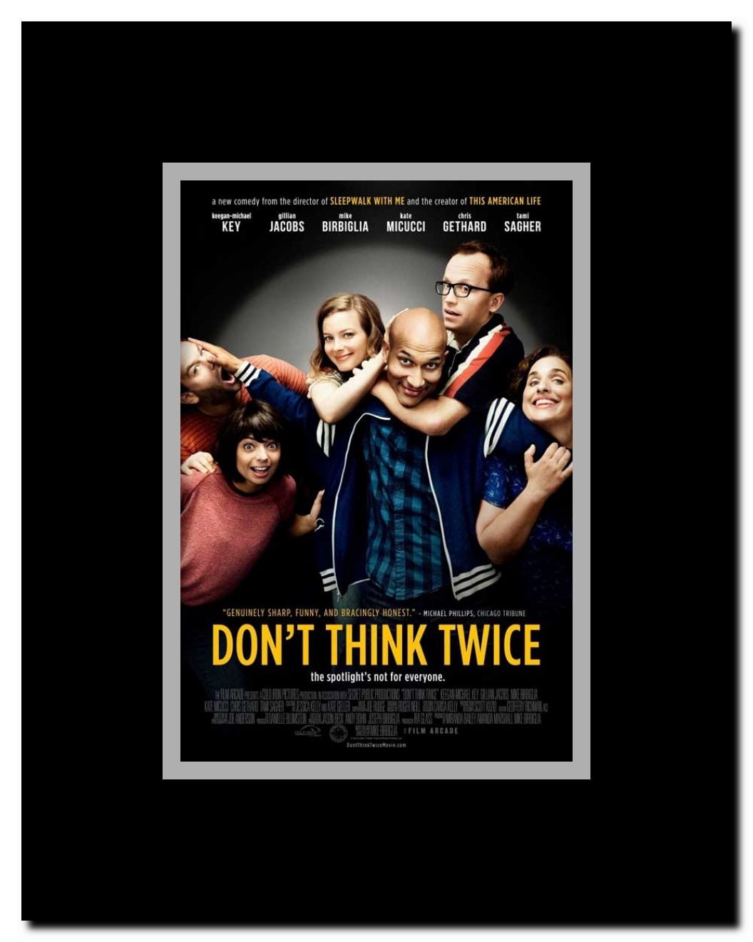 Don't Think Twice Framed Movie Poster