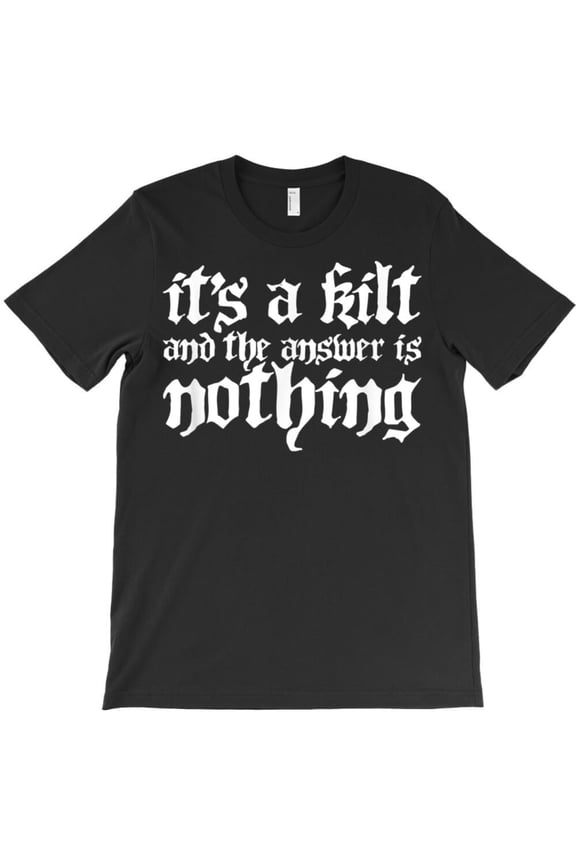 Don't Touch Me Peasant Funny Renaissance Festival Kilt Graphic T-Shirt G1365, Up to 5XL