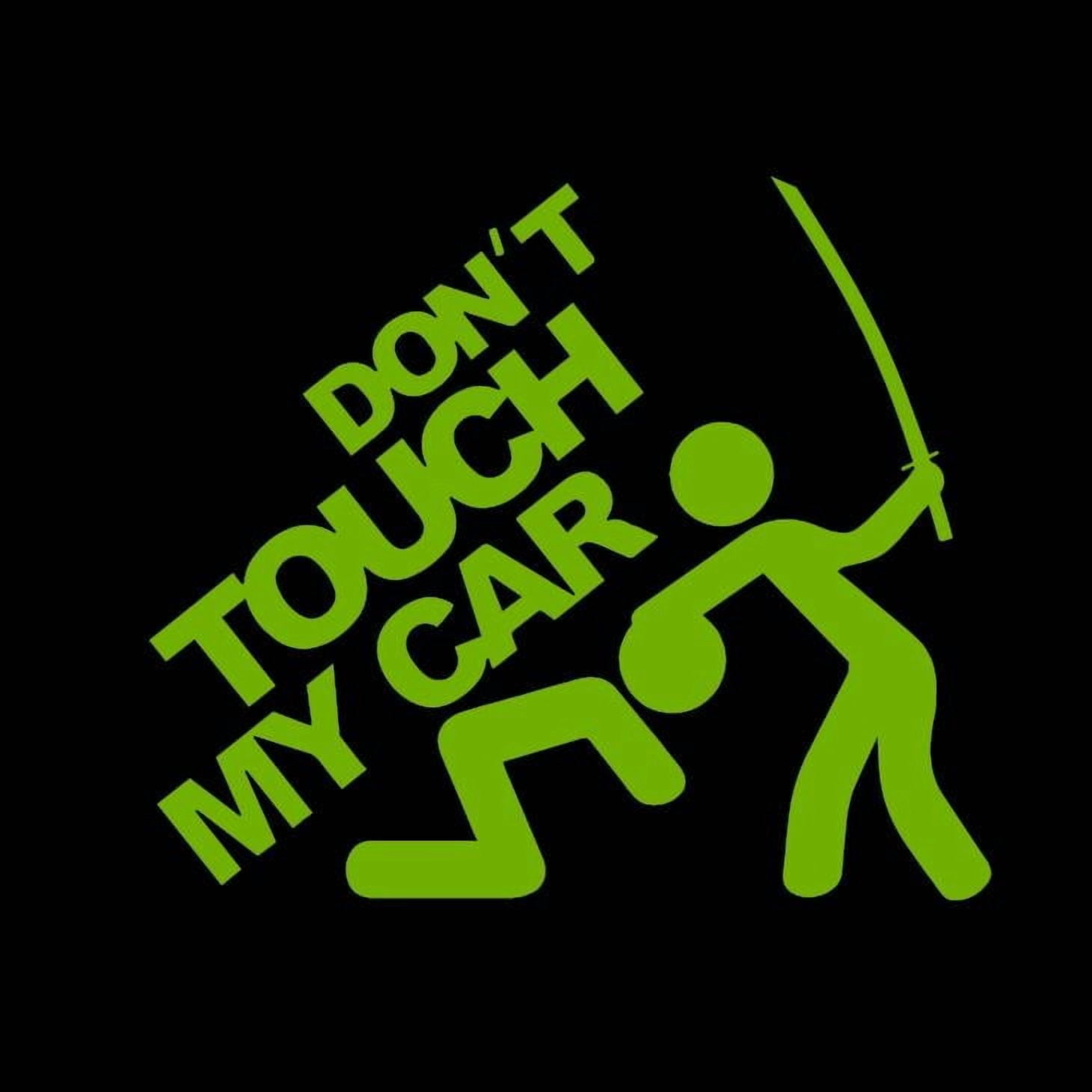 Don't Touch My Car Katana Attack Vinyl Decal Sticker UV & Waterproof ...