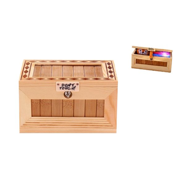 Don’t Touch This Useless Box! Electronic Gadget That Resets Itself – Fun, Weird & Addictive for All Ages (Style A,Small)