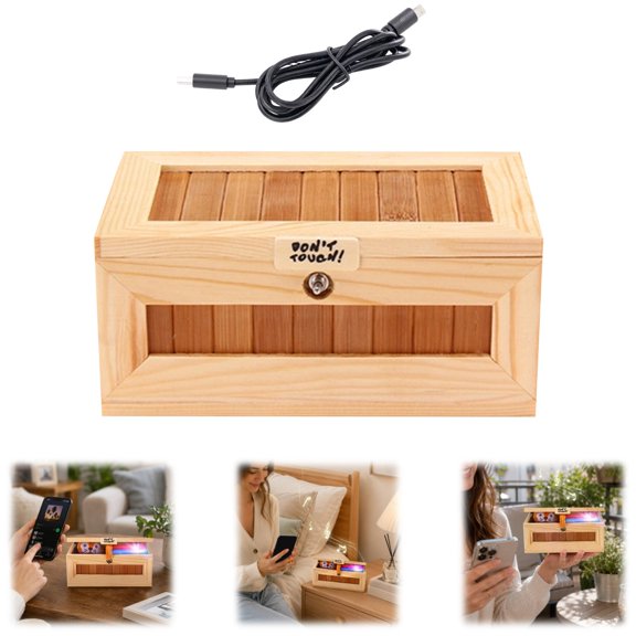 Don't Touch Useless Box with Attitude Leave Me Alone Surprises Machine-Gags & Practical Joke Decorative & Endless Fun- Cute Tiger