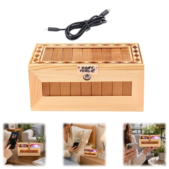 Don't Touch Useless Box with Attitude Leave Me Alone Surprises Machine-Gags & Practical Joke Decorative & Endless Fun- Cute Tiger