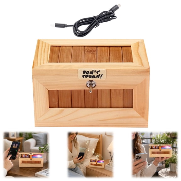 Don't Touch Useless Box with Attitude Leave Me Alone Surprises Machine-Gags & Practical Joke Decorative & Endless Fun- Cute Tiger
