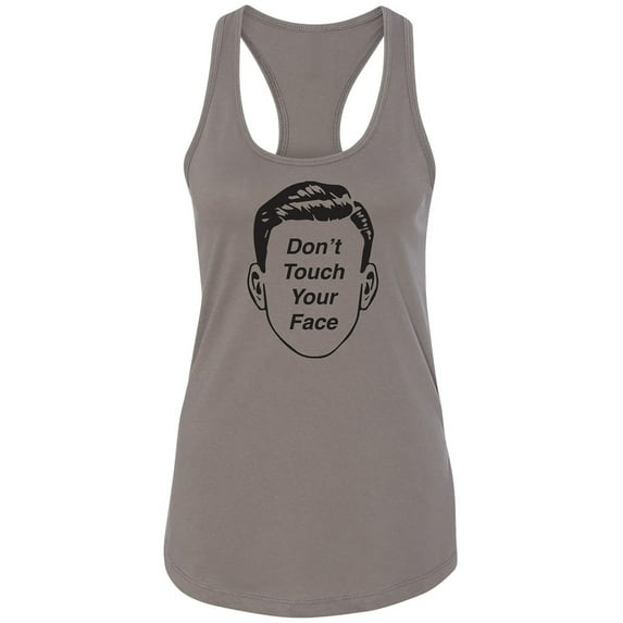 Don't Touch Your Face Racerback Tank