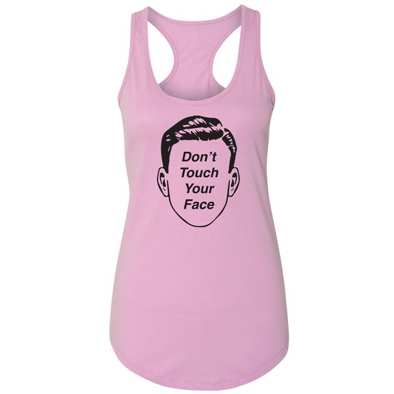 Don't Touch Your Face Racerback Tank