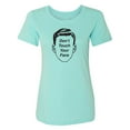 thumbnail image 1 of Don't Touch Your Face Womens crewneck tee, 1 of 3