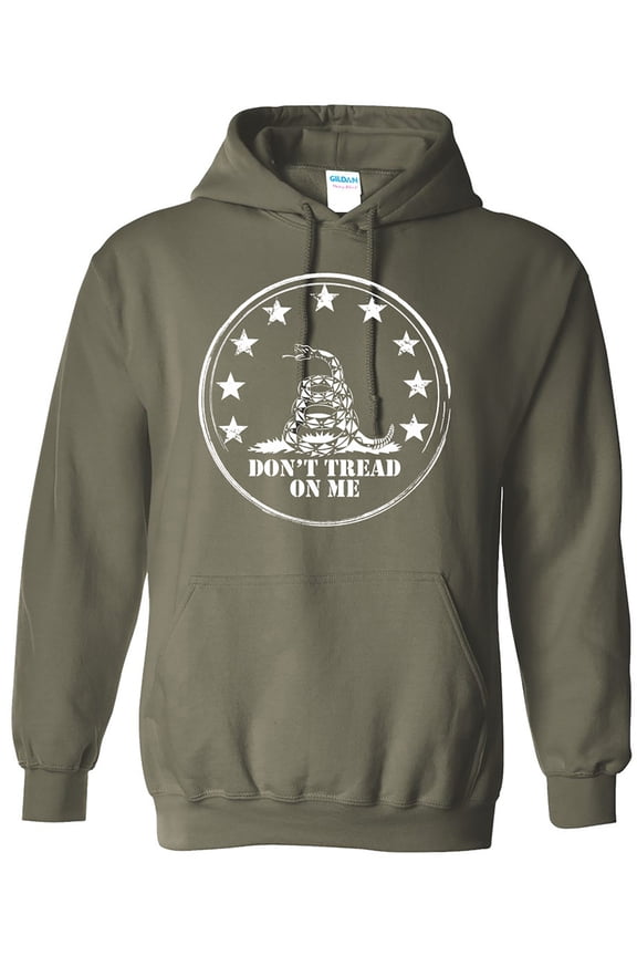 Don't Tread On Me Adult Hooded Sweatshirt