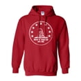 thumbnail image 1 of Don't Tread On Me Adult Hooded Sweatshirt, 1 of 3