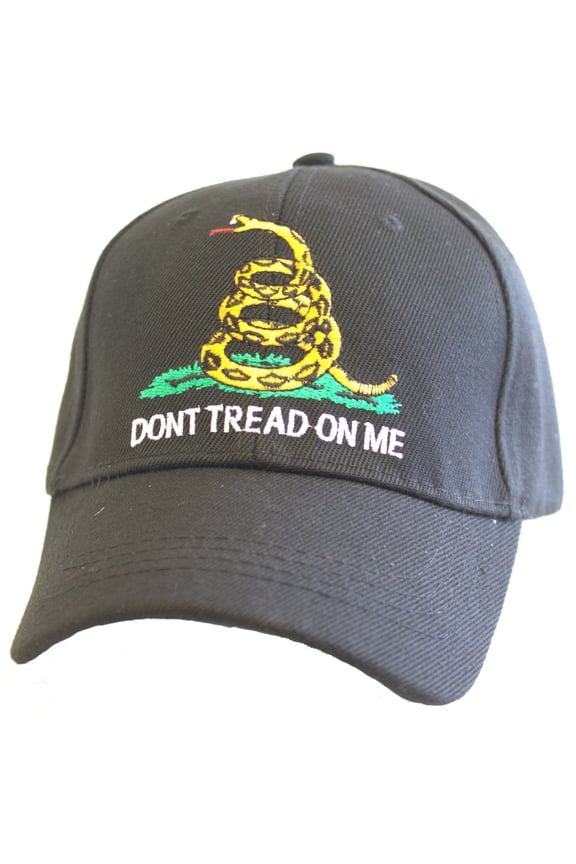 Dont Tread On Me Black Adjustable Hat