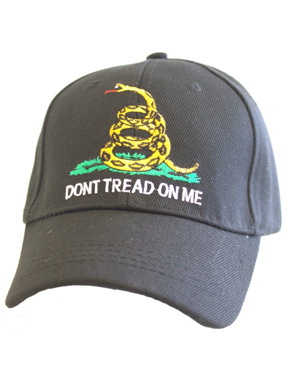 Dont Tread On Me Black Adjustable Hat