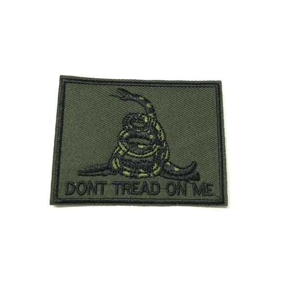 Don't Tread On Me Embroidered Patch Iron/Sew-On Applique Biker Emblem Tactical