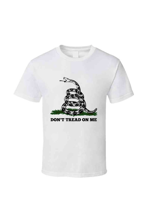 American Patriotic by TrendyTees Don't Tread On Me Crew Neck Short Sleeve T-Shirt, Men's