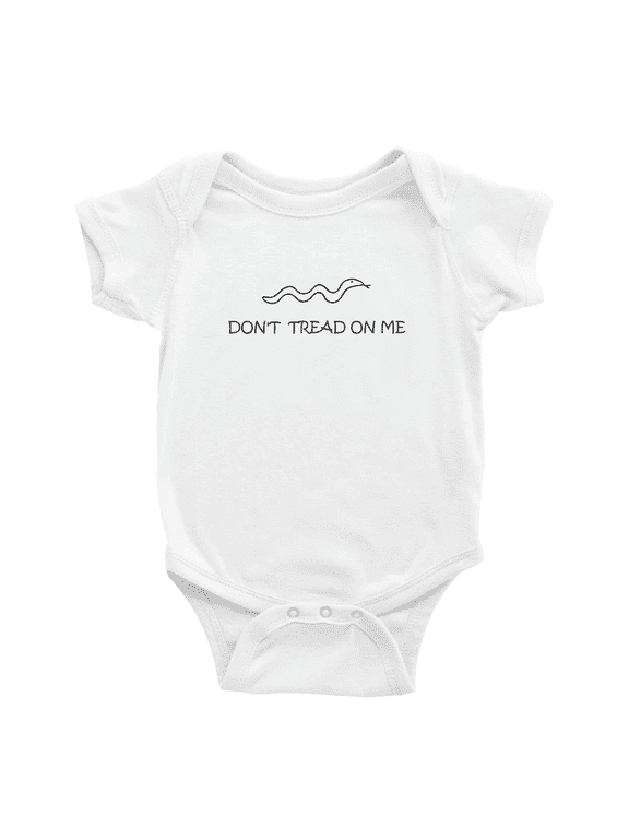 Don't Tread On Me Funny Baby Jumpsuits Boy Girl Unisex