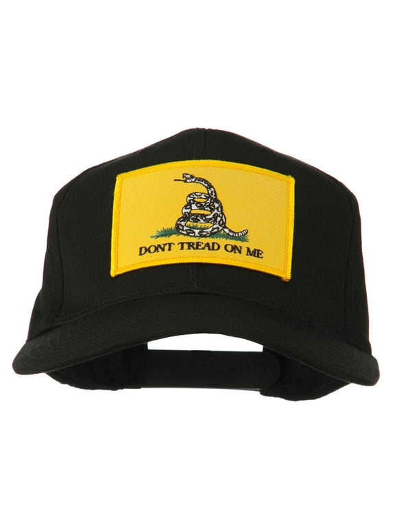 Don't Tread On Me Patched Cap - Black OSFM