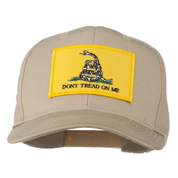 Don't Tread On Me Patched Cap - Khaki OSFM