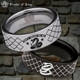 thumbnail image 1 of Don't Tread on Me Snake Tungsten Carbide Ring, 1 of 9