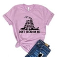 thumbnail image 1 of Don't Tread on Me T-shirt United States Tshirt Gadsden Flag Shirt Rattlesnake Shirts Women's Patriotic Gift, 1 of 3