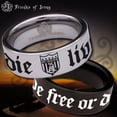 thumbnail image 1 of Don't Tread on Me Tungsten Carbide Ring, 1 of 9