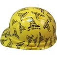 thumbnail image 1 of Don't Tread on Me Yellow Hydro Dipped Hard Hats Cap Style with 4 Pt Suspension, 1 of 6