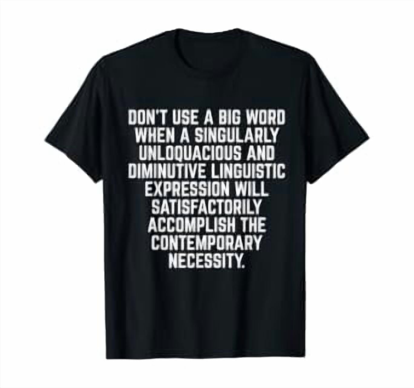 Messages Using Language Don't Use A Big Word Writers And Translators Classic Theme Everyday ...
