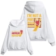 thumbnail image 1 of Don't Wanna Be An American Idiot Hoodie Funny Sarcasm Humor Quote Saying Sweatshirt, 1 of 7