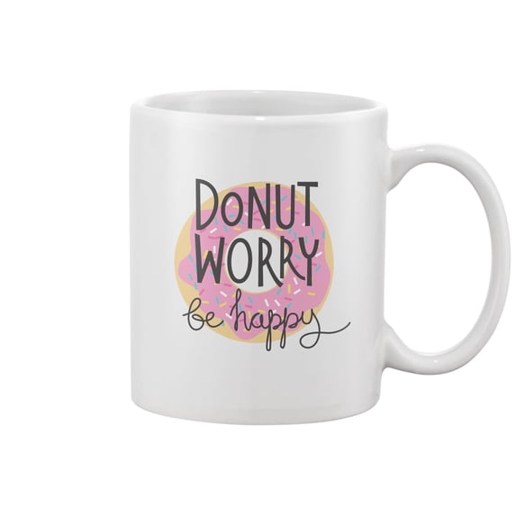 Don't Worry Be Happy Design Mug -Image by Shutterstock