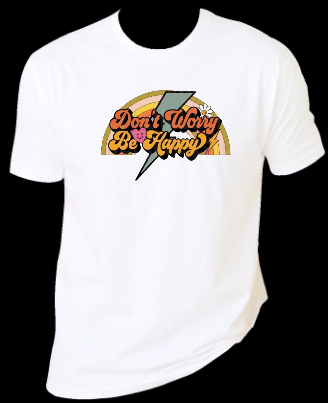 Felpa U-Power Unisex Con Scritta 'Don't Worry Be Happy' | Abbigliamento Da Lavoro Casual - Foto 7