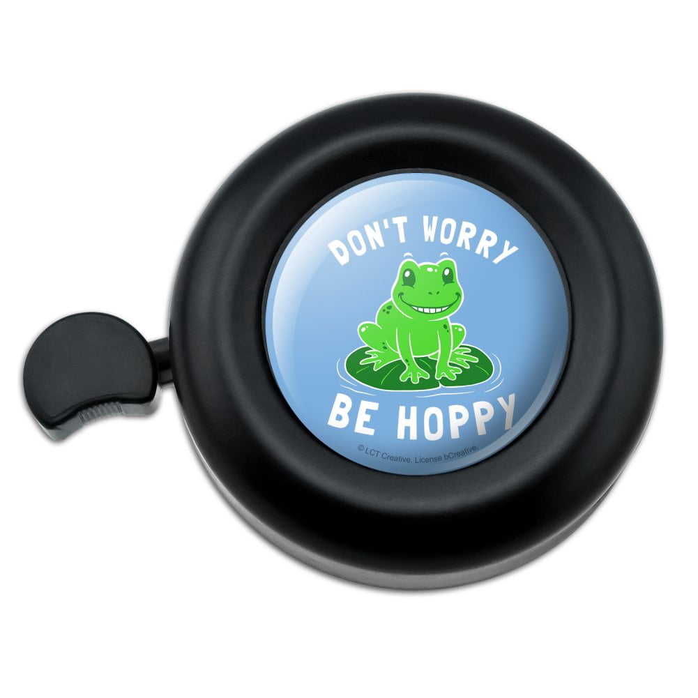 Happy Sloth With Flowers Bike Bell - Cute Bicycle Handlebar Bell For Adults & Kids