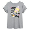 thumbnail image 1 of Don't Worry Go Along - Women's Oversized T-Shirt, 1 of 6