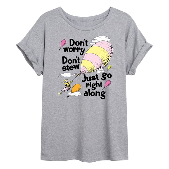 Don't Worry Go Along - Women's Oversized T-Shirt
