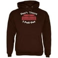 thumbnail image 1 of Don't Worry I Pull Out Brown Adult Hoodie - Large, 1 of 1