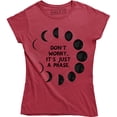 thumbnail image 1 of Don't Worry It's Just A Phase - Planets Solar System Women's T-Shirt, 1 of 4