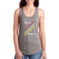 thumbnail image 1 of Don't Worry Lines Racerback Tank Women -Image by Shutterstock, Female Large, 1 of 4