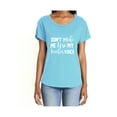 thumbnail image 1 of Don't make me use my teacher voice Womens Dolman Tee, 1 of 1