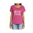 thumbnail image 1 of Don't make me use my teacher voice Womens Dolman Tee, 1 of 1