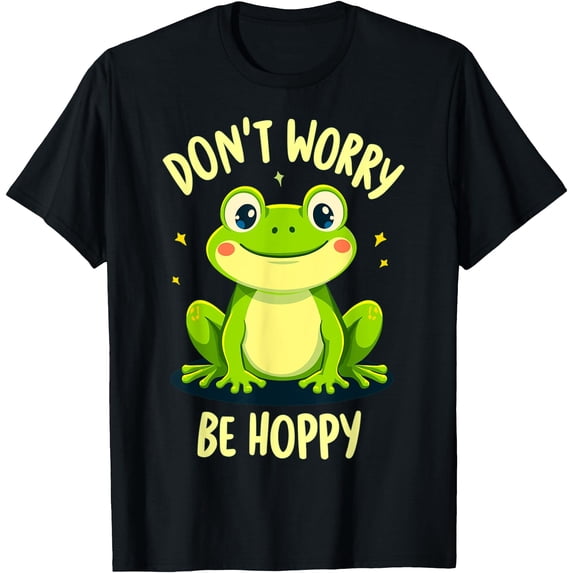 Don't worry be Hoppy Frog T-Shirt - Walmart.com