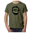 thumbnail image 1 of Don’t worry zombies eat brains kids T-shirt, Funny Kids shirts, Youth Graphic Tees - Olive MH200YFUN S12 XL, 1 of 2