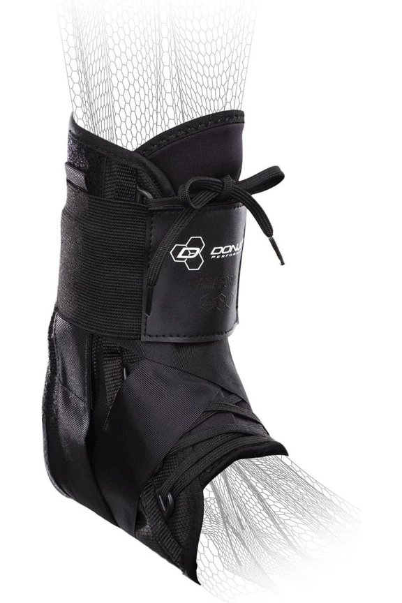 ANAFORM Lace-Up Ankle Brace, Black, Size L