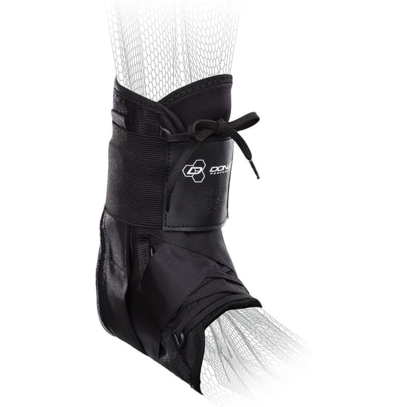 DonJoy Performance ANAFORM Lace-Up Ankle Brace, Black, Size L