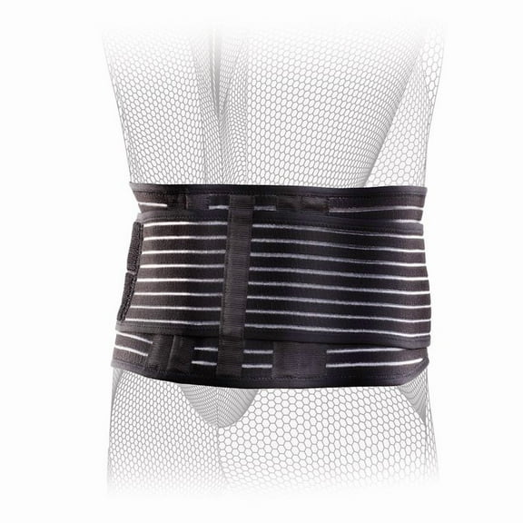 DonJoy Performance Elastic Back Brace Wrap, Adjustable Stretch Compression Brace, Low Back size S/M