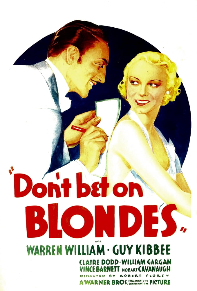 DonT Bet On Blondes Canvas Art - (24 x 36)