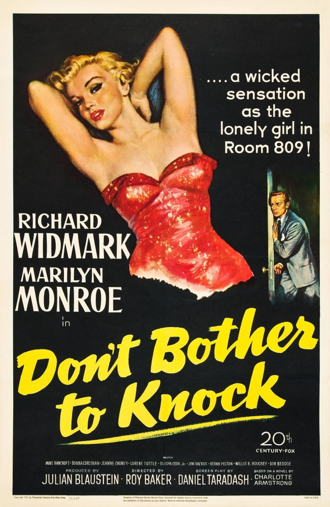 DonT Bother To Knock Canvas Art - (24 x 36)